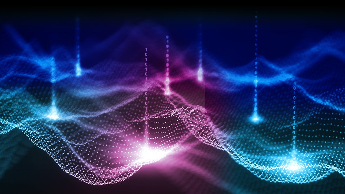 Big data analytics through machine learning, Artificial Intelligence concept background