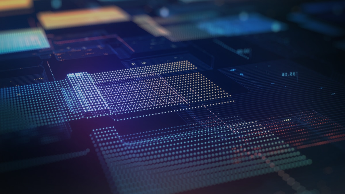 Abstract Circuit Grid Thumbnail.