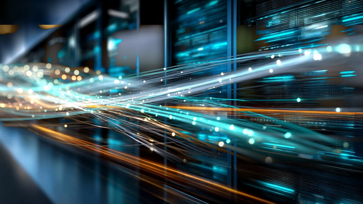 Abstract Illustration of data flow