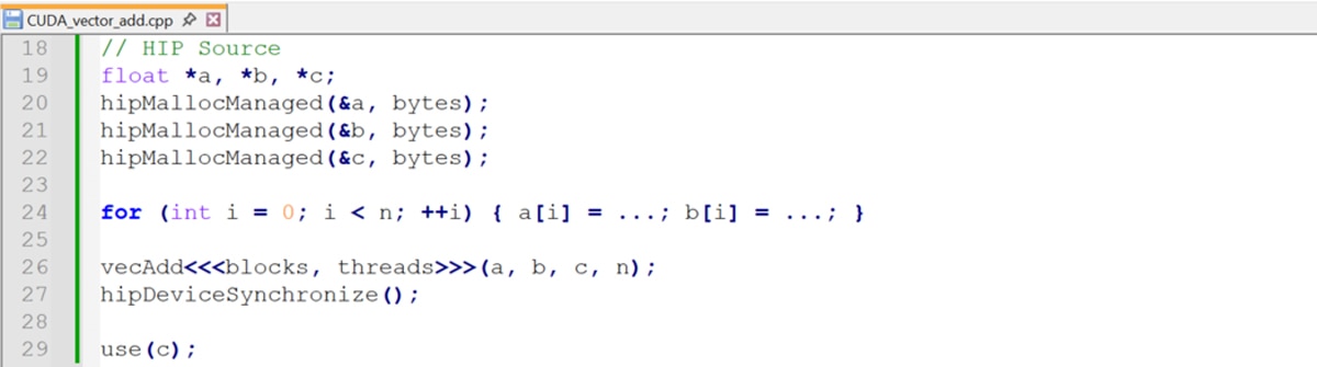 CUDA Source  Code
