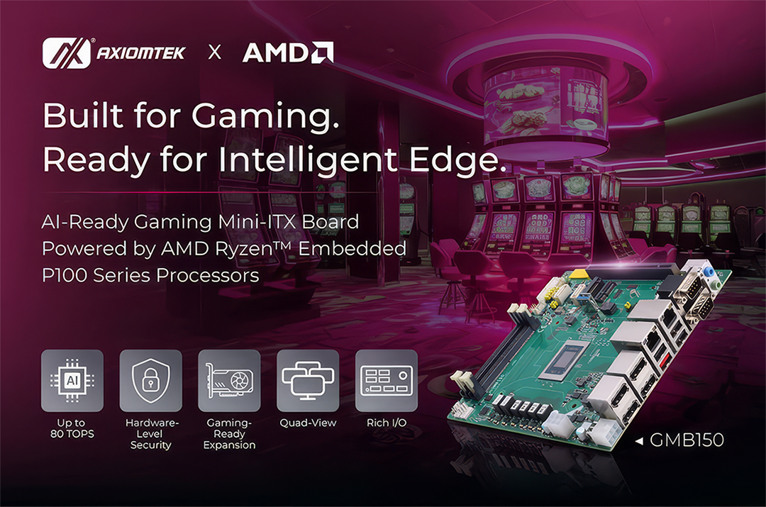 Axiomtek and AMD at G2E