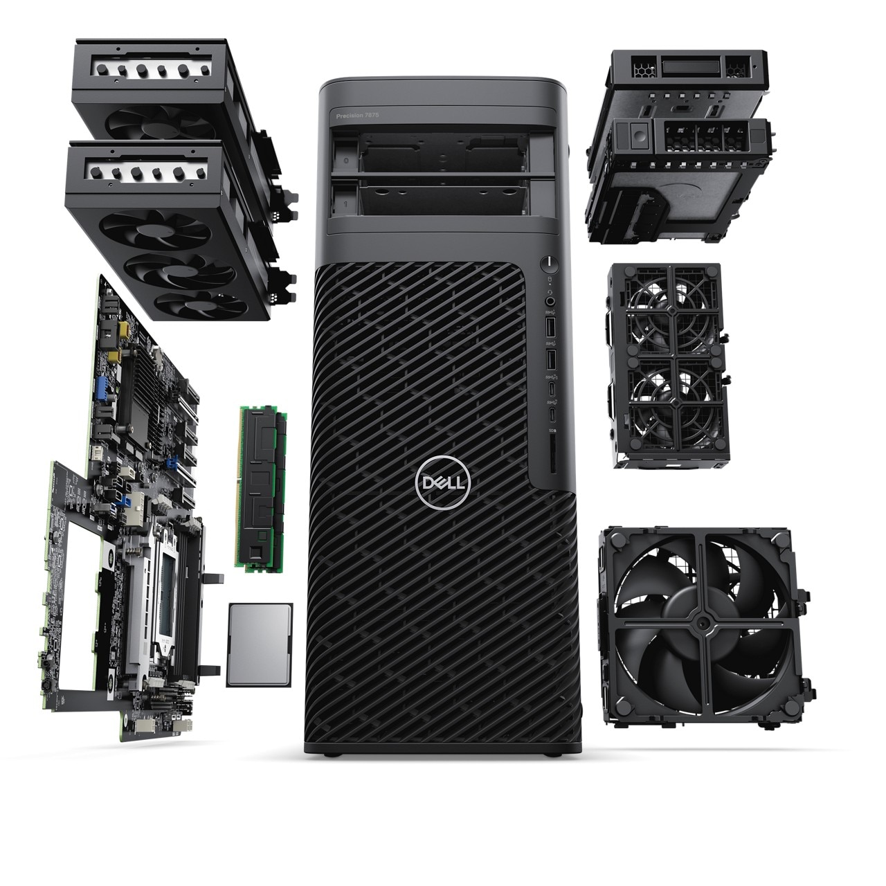 Dell Precision 7875 Tower with AMD Threadripper PRO 9000 WX-Series Processor