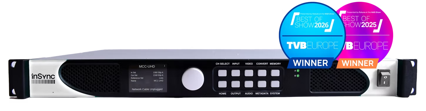 InSync MCC-UHD Frame Rate Converter