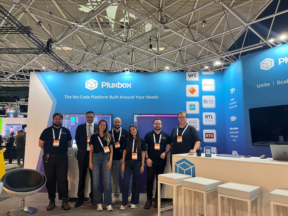 Pluxbox Team at IBC 2025