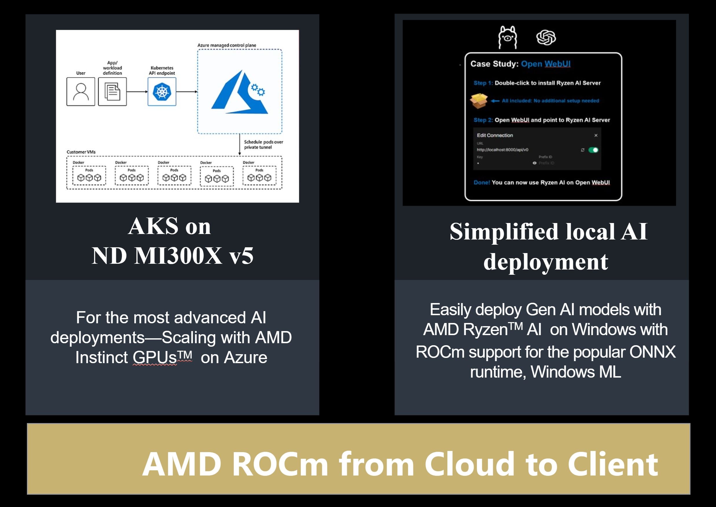 AMD ROCm from Cloud to Client AMD ROCm from Cloud to Client