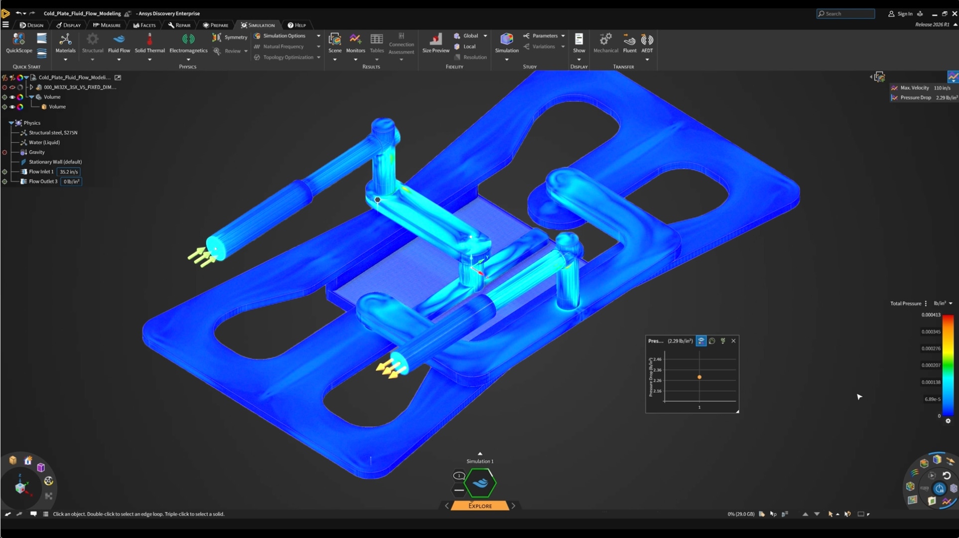 Coldplate design under evaluation on an AMD Ryzen AI Max+ PRO Series processor