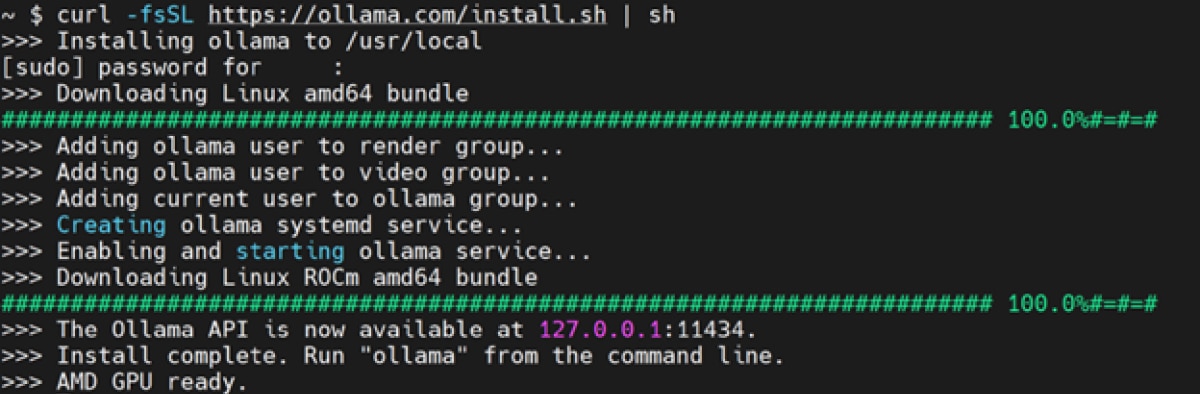 Ollama Screen