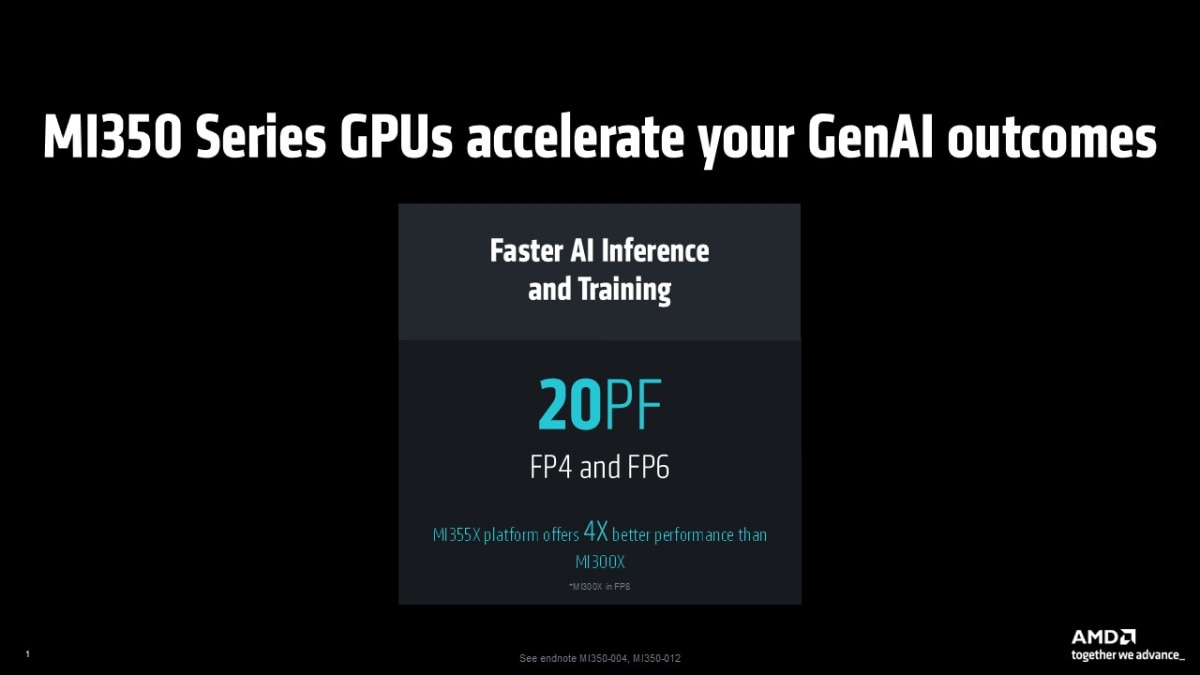 MI350 Series GPUs Accelerate your GenAI Outcomes MI350 Series GPUs Accelerate your GenAI Outcomes