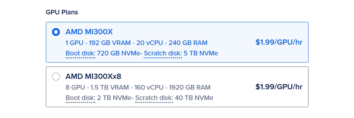 Figure 1: GPU Plans