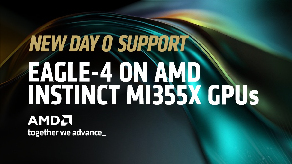 EAGLE 4 on AMD Instinct GPUs