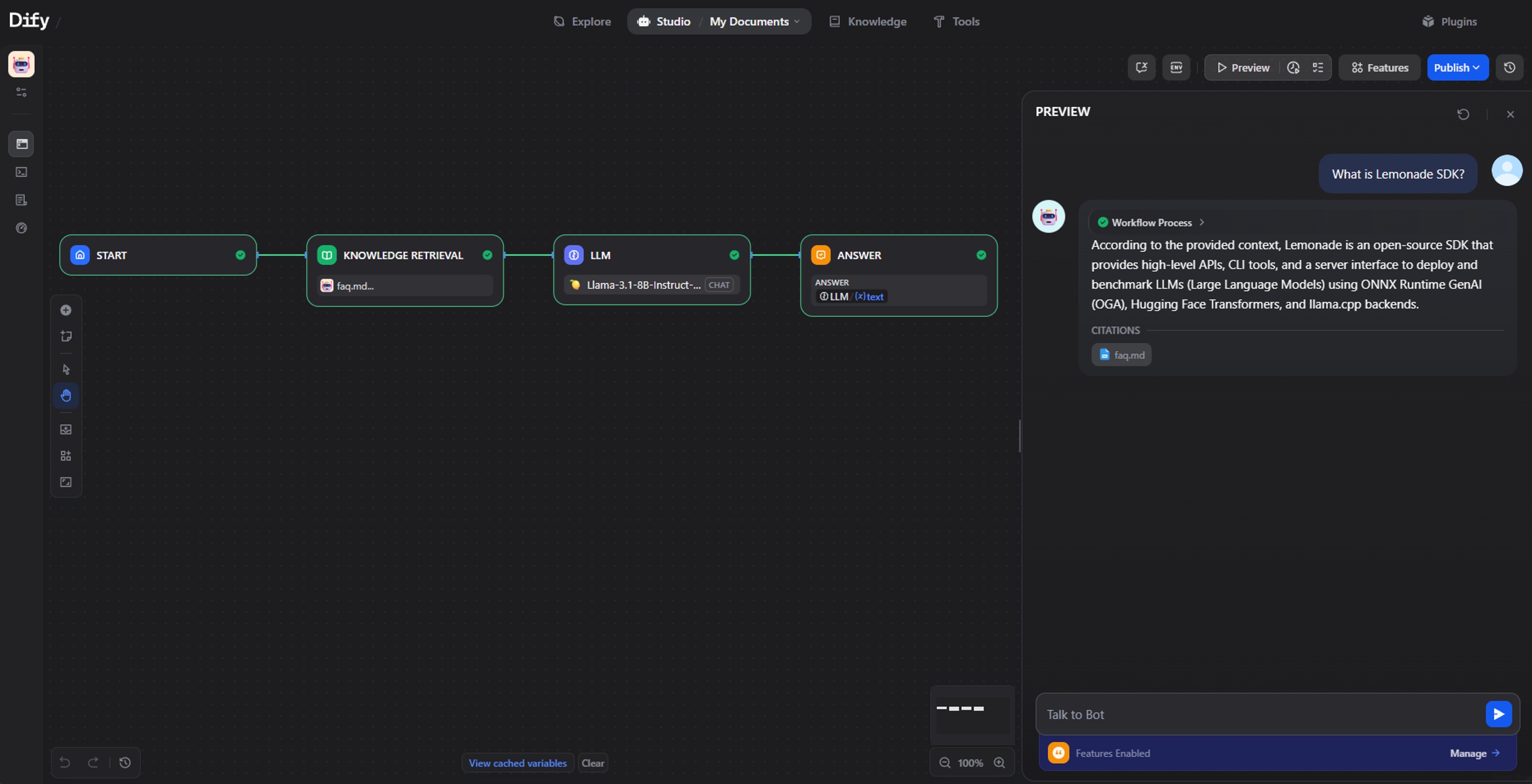 Harnessing Dify and Local LLMs on Ryzen AI PCs for Private Workflows