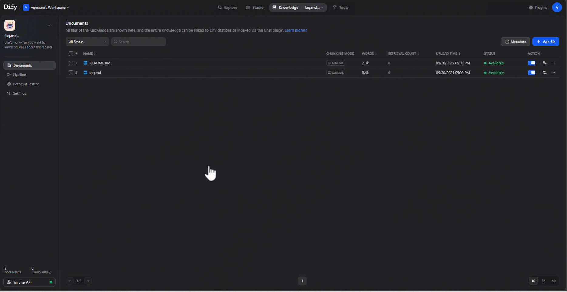 Create a Dify Workflow