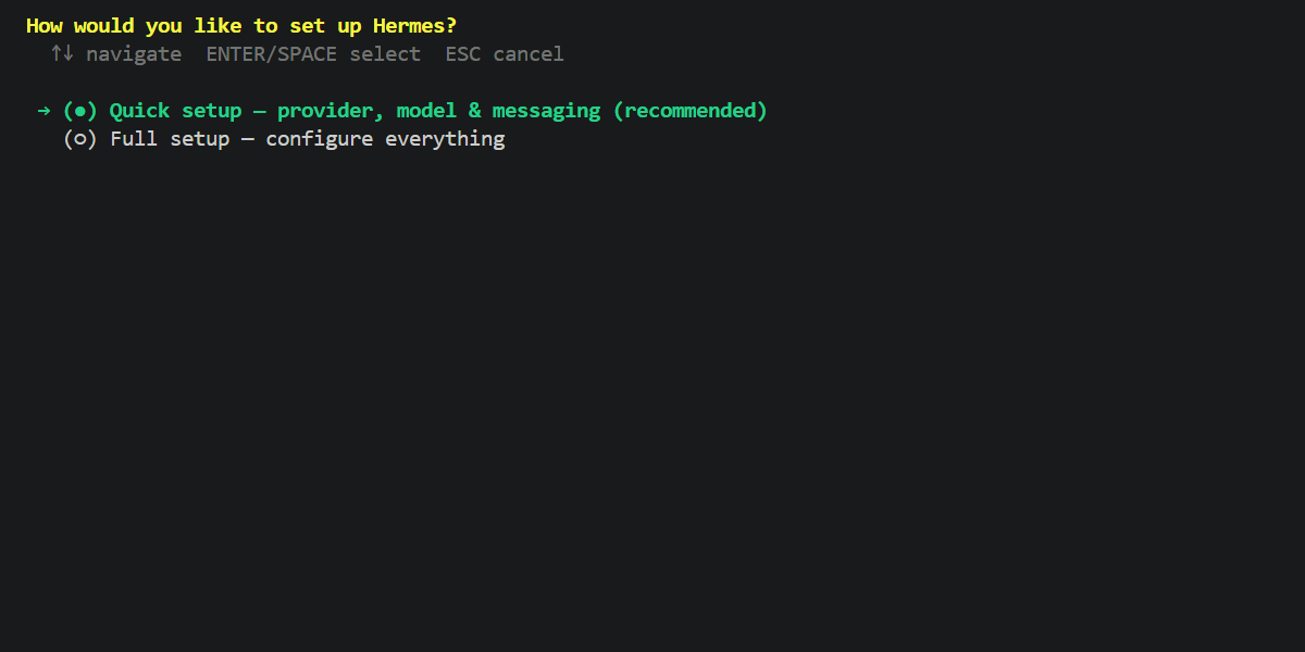 Figure 4: Hermes Onboarding