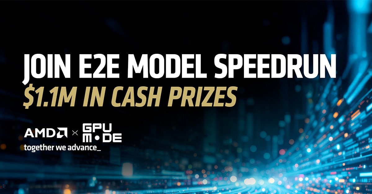 New GPU MODE Virtual Hackathon: E2E Model Speedrun