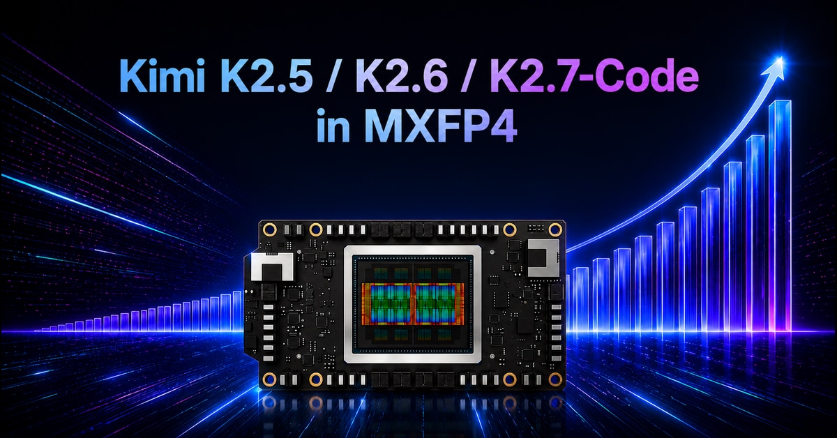Kimi Code in MXFP4 on AMD GPUs