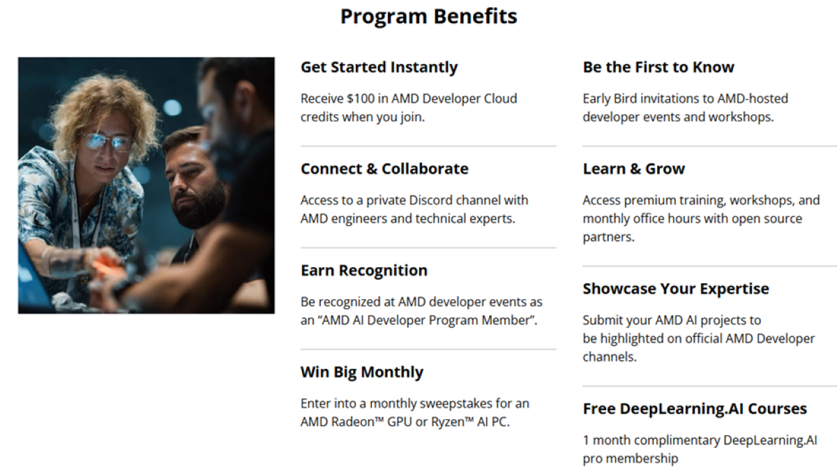 Developer Program Benefits