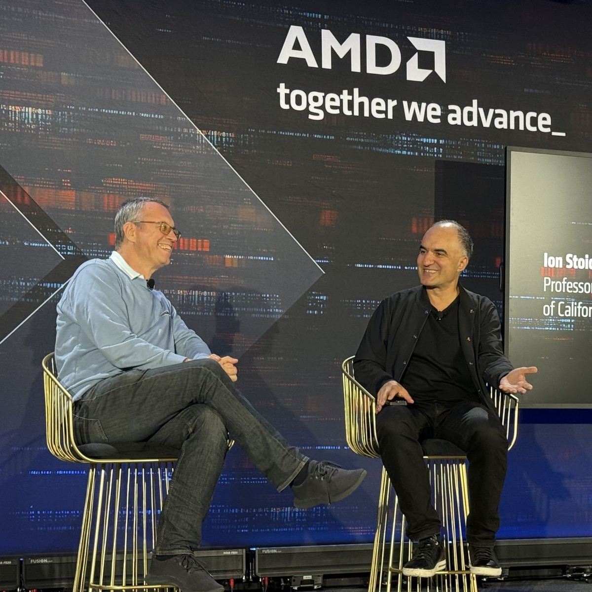 Ion Stoica Join Ramine Roane on Stage at AI DevDay