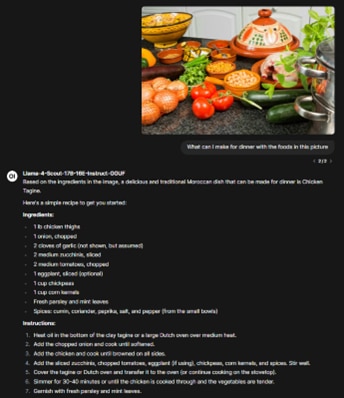 Open WebUI with a VLM to identify what's in the picture