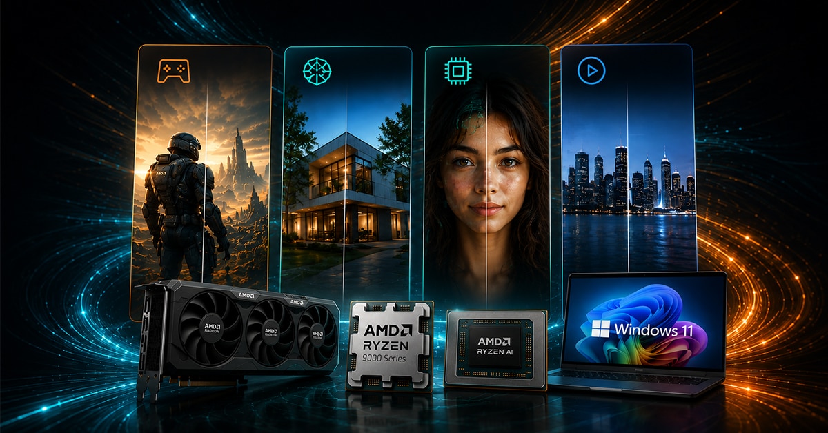 Upscale Everything Super-Resolution Across AMD Hardware
