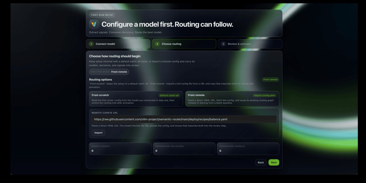 Configure a model