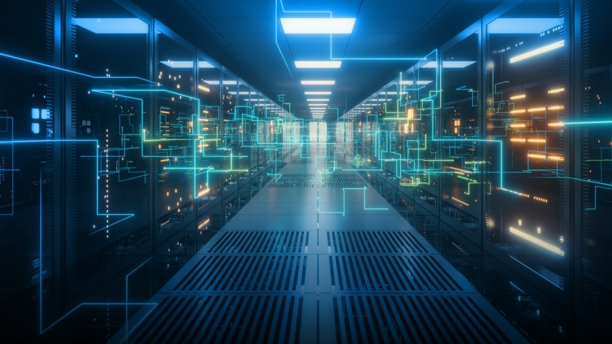 Abstract background and Data Center Abstract background and Data Center
