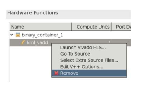 Hardware Functions Screen