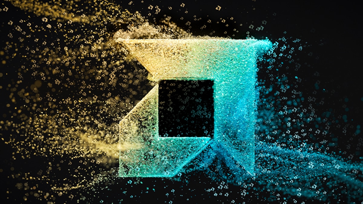 AMD Arrow Mark in Particles