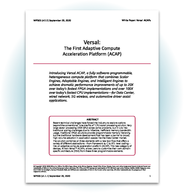 Versal Adaptive SoCs