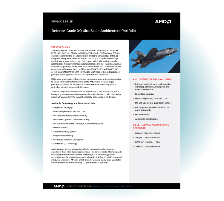 Defense-Grade XQ UltraScale Architecture Product Brief