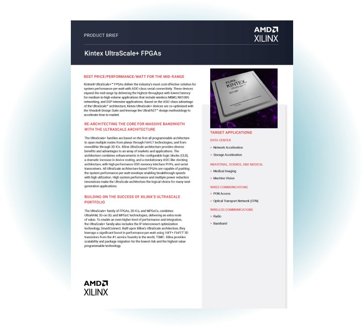 Kintex UltraScale+ Product Brief