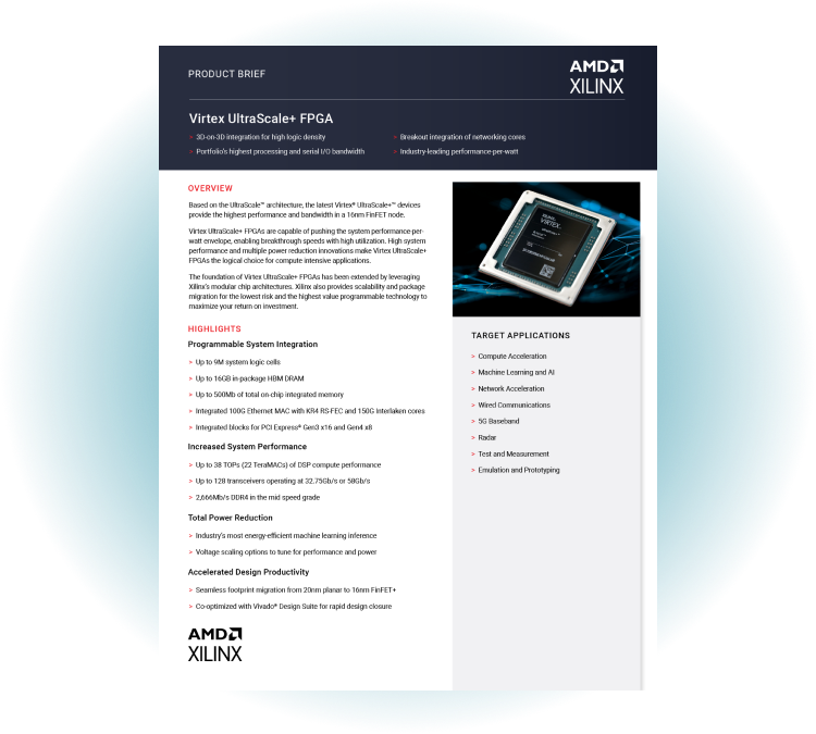 Virtex UltraScale+ Product Brief Virtex UltraScale+ Product Brief