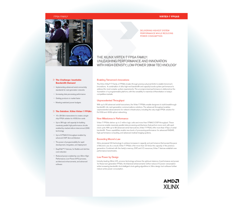 Virtex 7 Product Brief Virtex 7 Product Brief