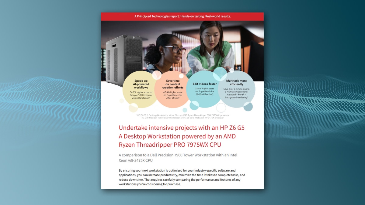 HP Desktop Workstation Infographic