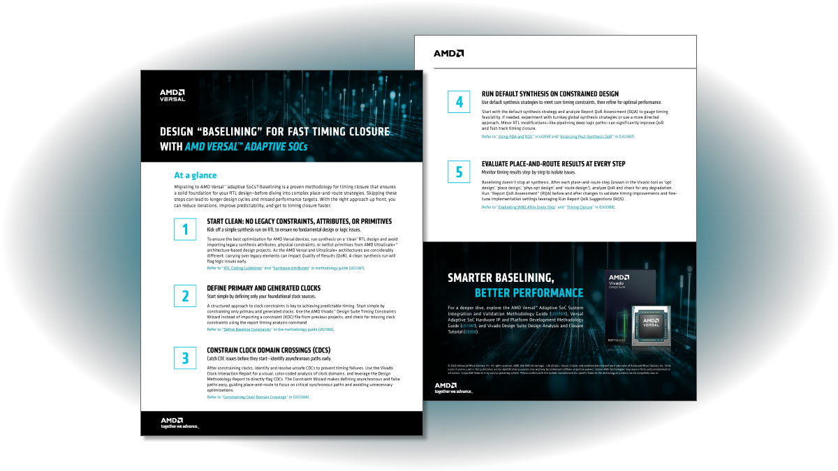 Migrating to AMD Versal™ adaptive SoCs