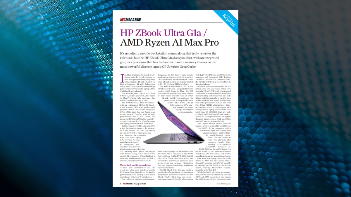 AEC Magazine Special Report HP