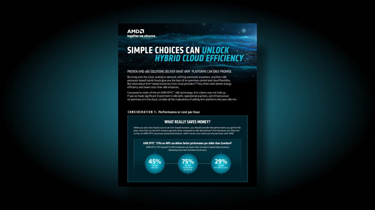 AMD Hybrid Cloud Infographic