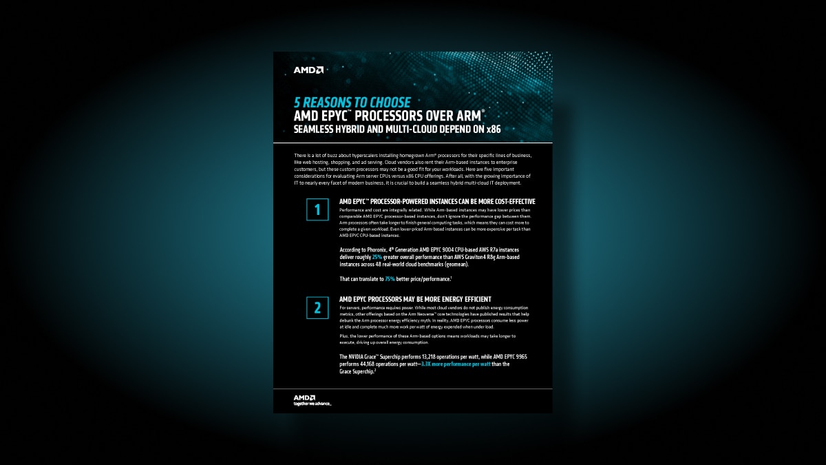 5 Reasons to Choose AMD EPYC Processors over ARM listicle cover