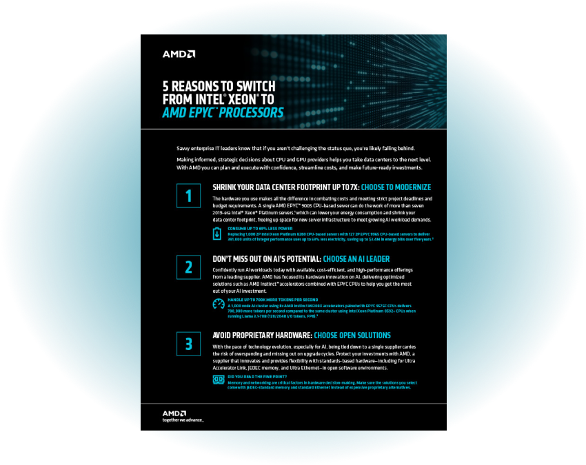 5 Reasons to Switch to AMD EPYC