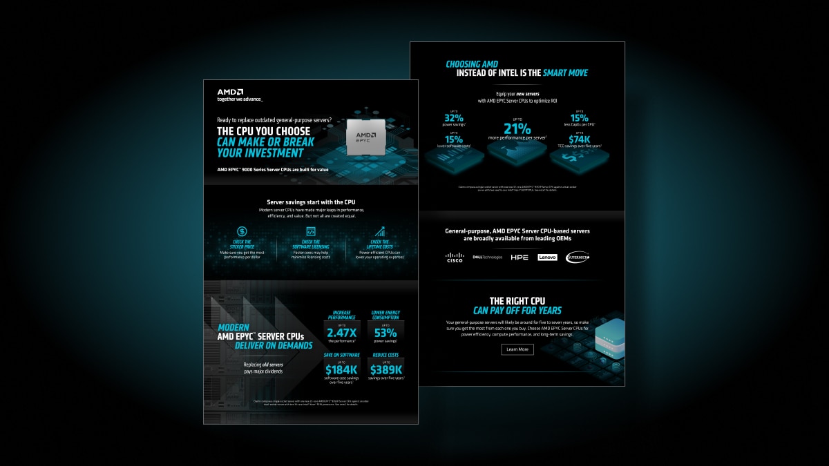 AMD EPYC infographic