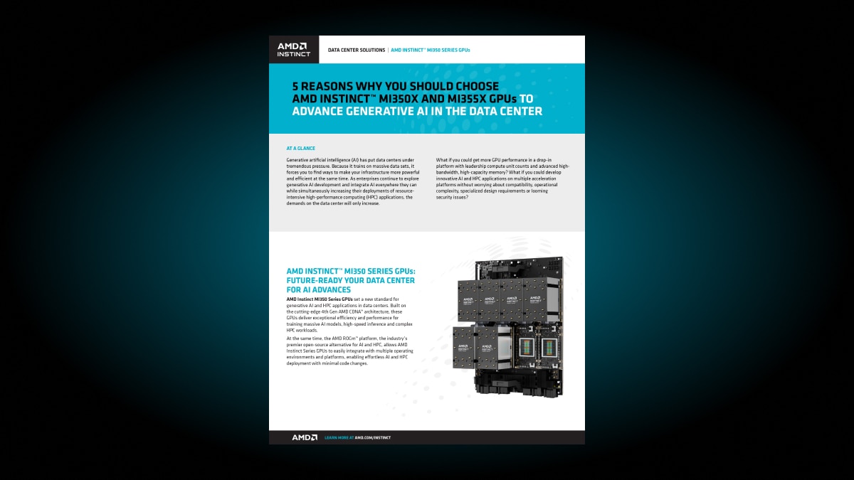 AMD Instinct MI350 5 Reasons Why