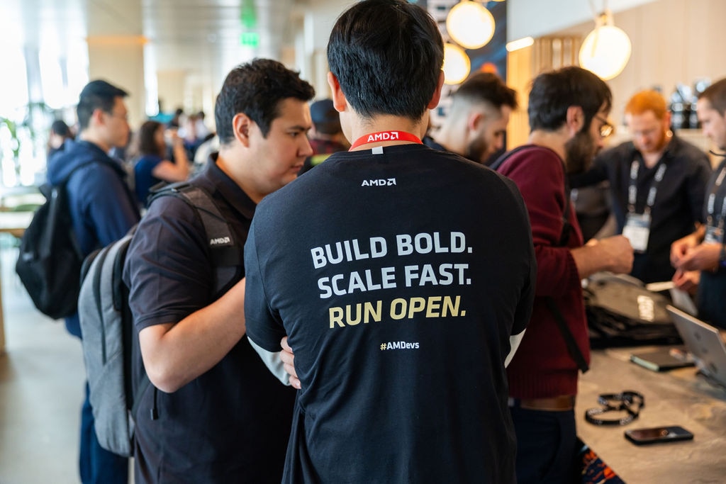 Developers, Black, Blue, AMD, Event