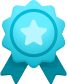 Star Icon Blue star