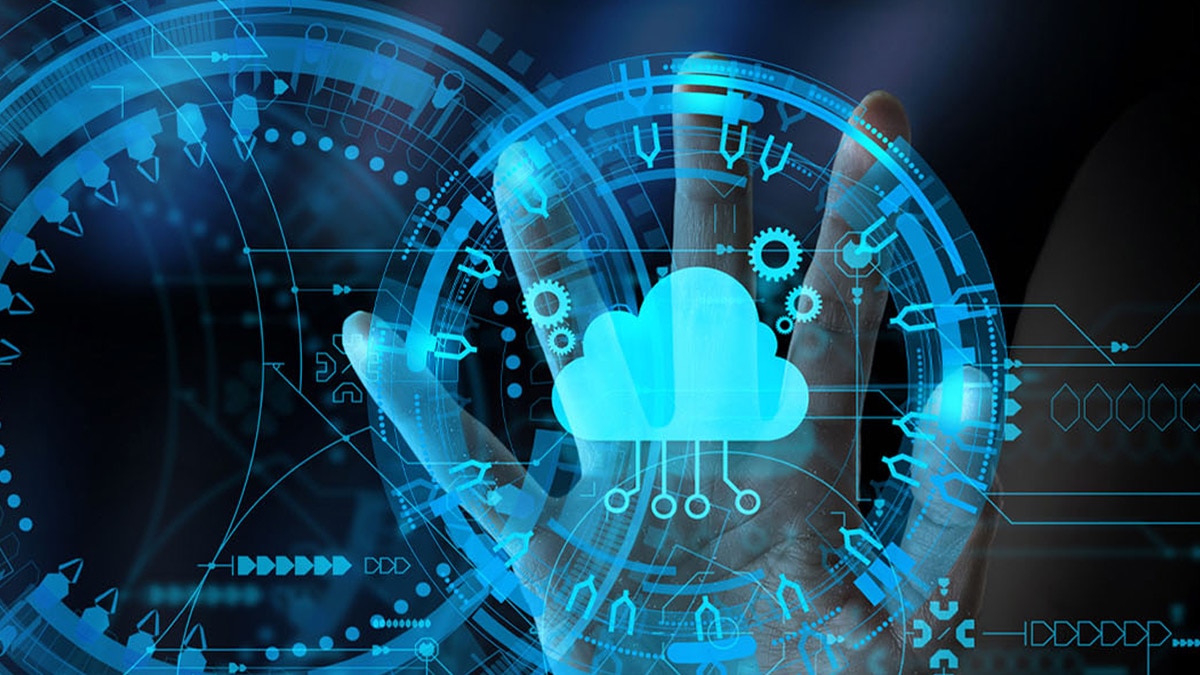 Cloud computing illustration Cloud computing illustration