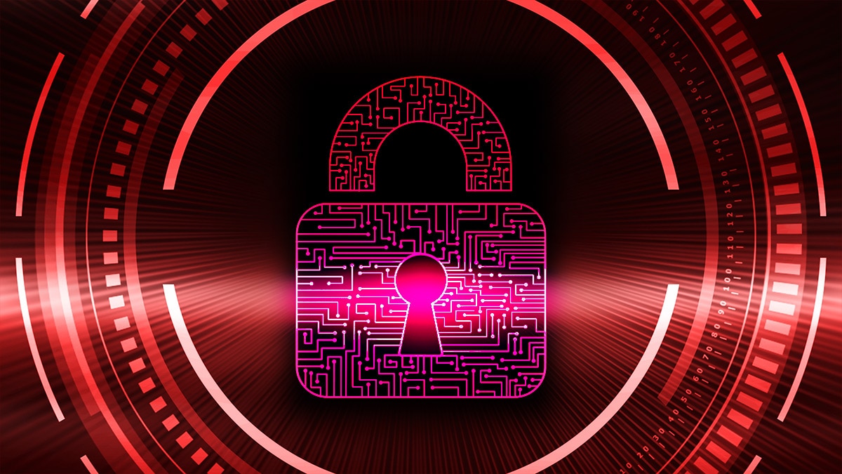 Illustration of security lock Illustration of security lock
