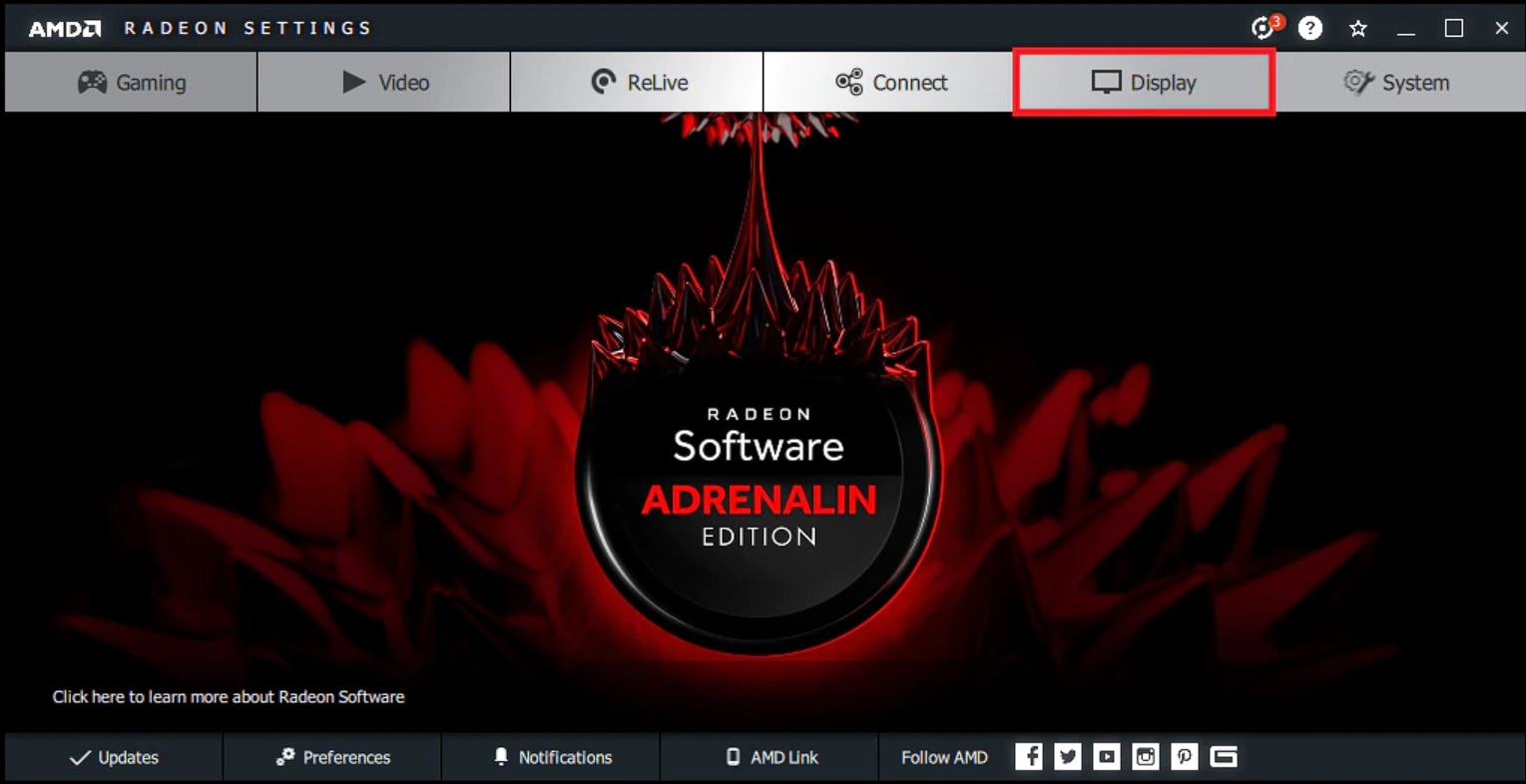 Amd radeon display settings store