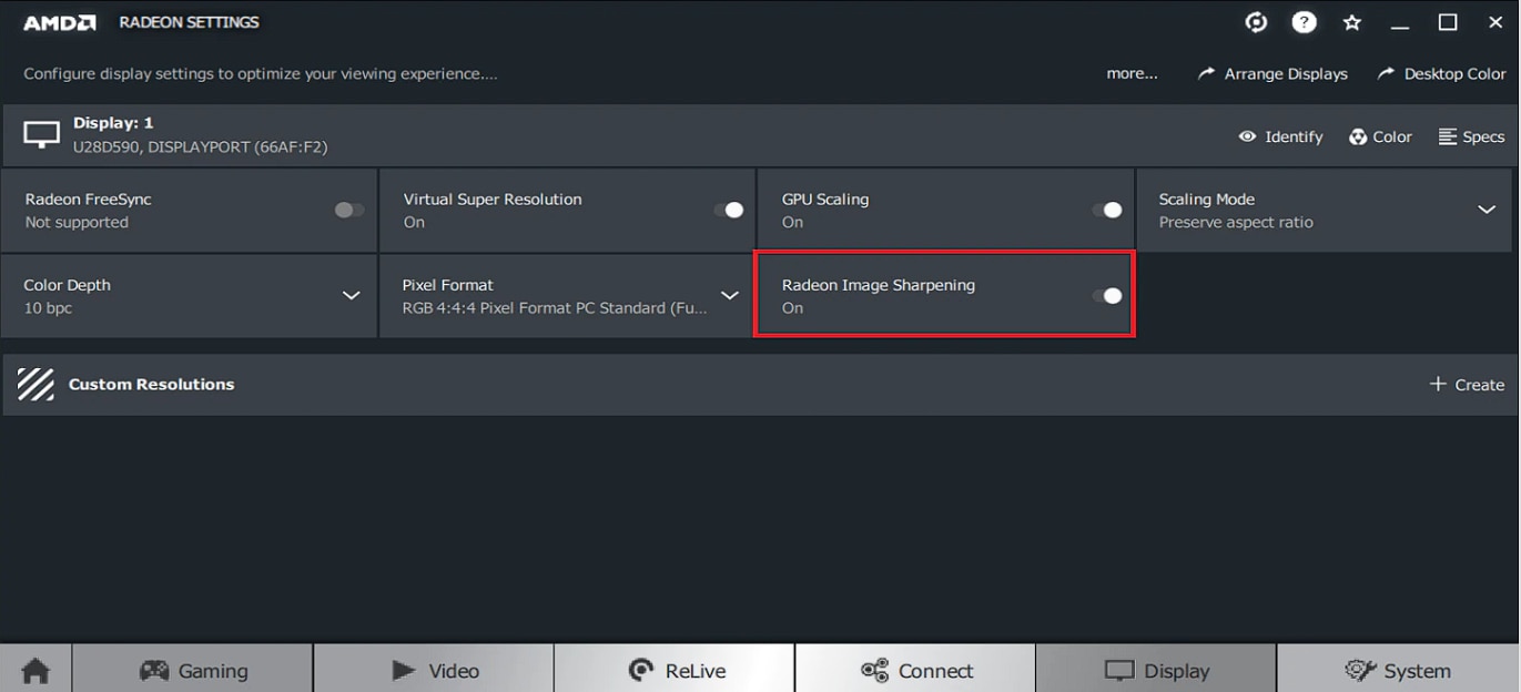 How to Configure AMD Virtual Super Resolution and Radeon Image Sharpening