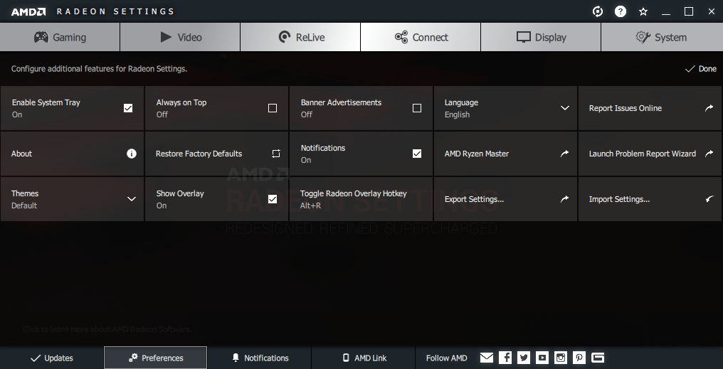 Using Radeon Overlay to Adjust Gaming and Visual Settings