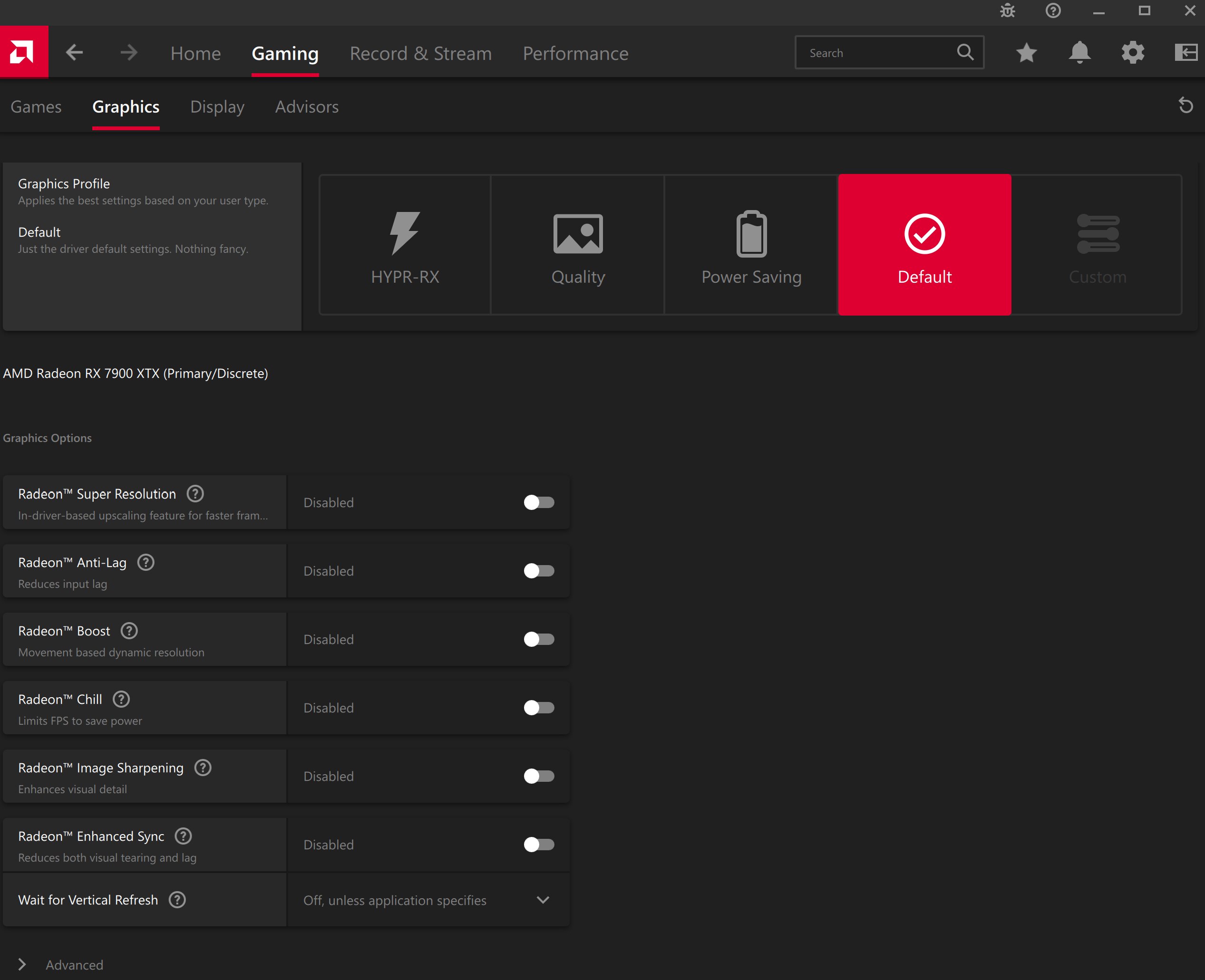 Customize Graphics Settings With AMD Software Adrenalin Edition