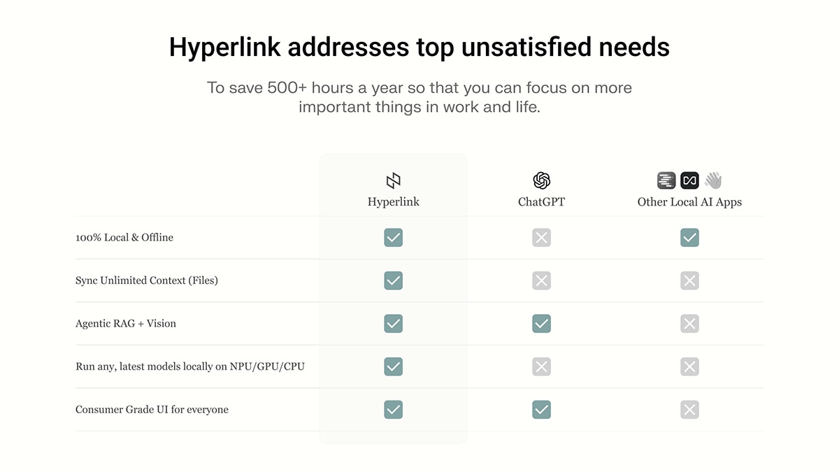 NEXA Hyperlink benefits screen