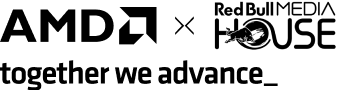 AMD Red Bull Media House lockup logo